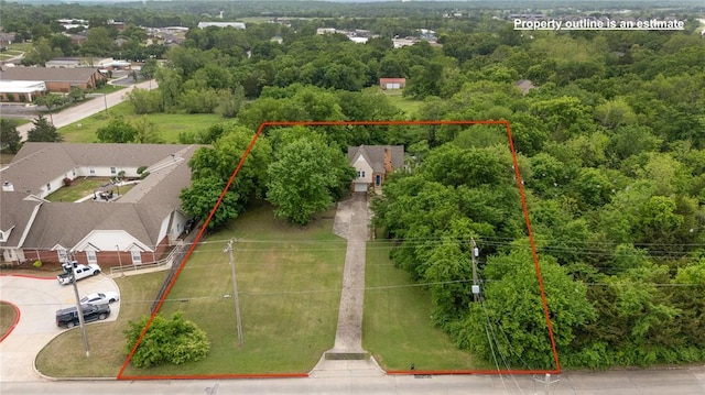 1201 E 18th St, Ada, OK 74820 - birds eye view of property