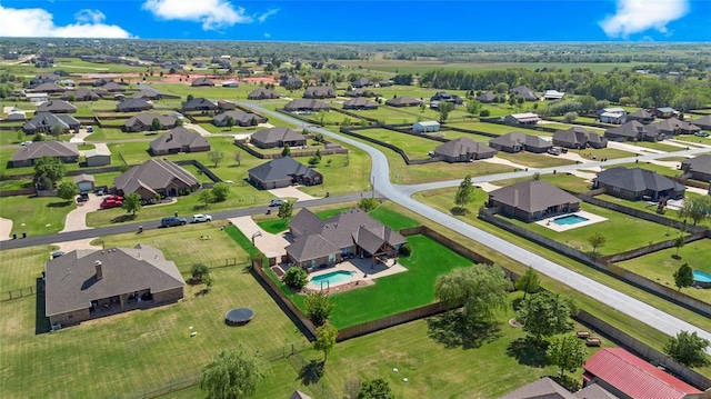 4679 Hillcrest Ln, Edmond, OK 73025 - aerial view featuring a residential view