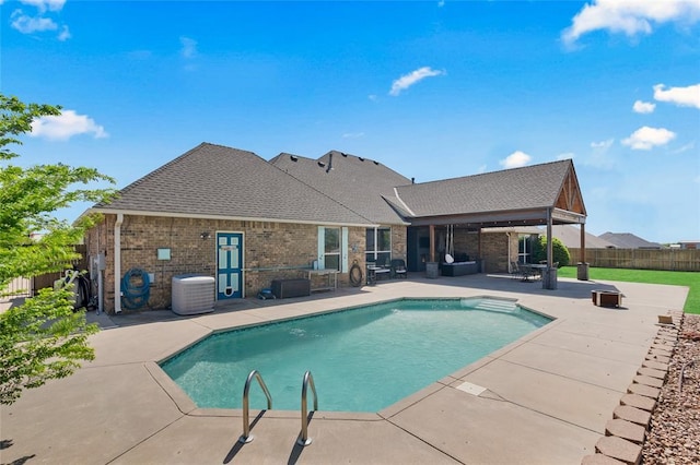 4679 Hillcrest Ln, Edmond, OK 73025 - view of pool featuring a patio area