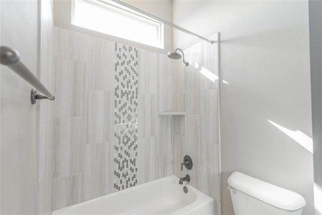 7217 SW 120th St, Oklahoma City, OK 73173 - bathroom with toilet and shower / washtub combination