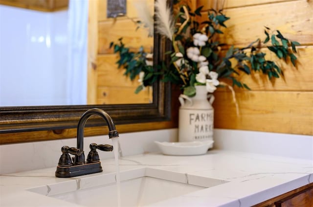 detailed view of a sink