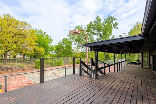 73 E Shore Dr, Arcadia, OK 73007 - deck featuring fence