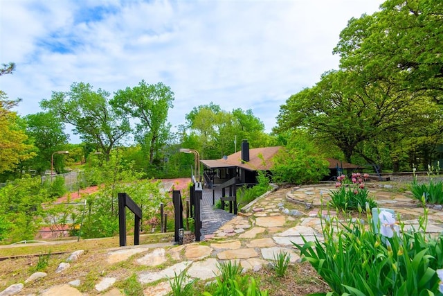 73 E Shore Dr, Arcadia, OK 73007 - view of yard
