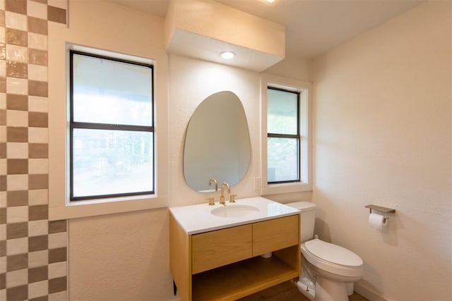 73 E Shore Dr, Arcadia, OK 73007 - bathroom with toilet and vanity