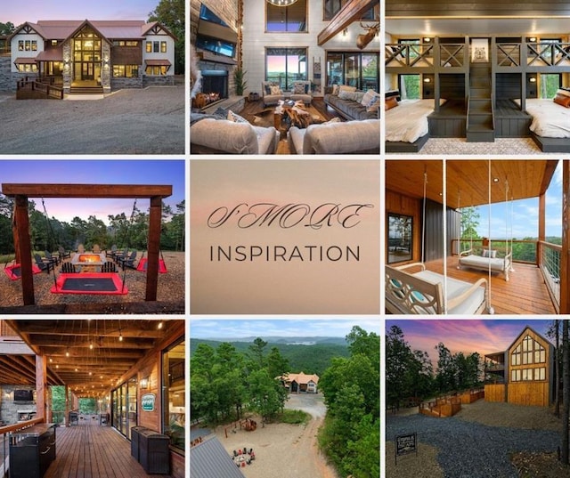 1329 Lake Ridge Ln, Broken Bow, OK 74728 - view of marketing collateral with multiple images