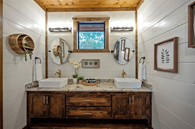 1329 Lake Ridge Ln, Broken Bow, OK 74728 - full bathroom featuring double vanity