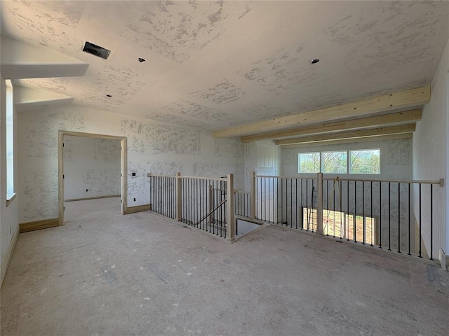 view of additional living space