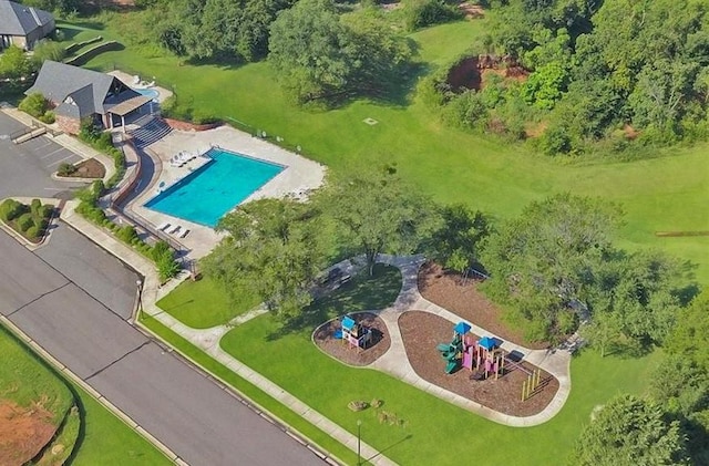 drone / aerial view