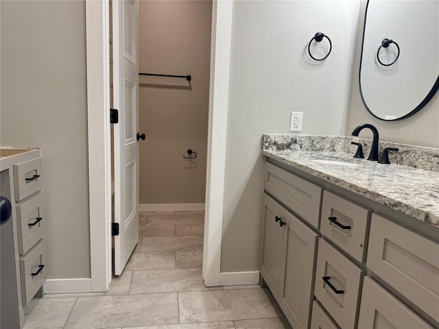 4129 Sambar St, Tuttle, OK 73089 - bathroom with baseboards and vanity