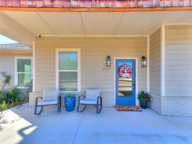 3537 W Fox Ln, Newcastle, OK 73065 - entrance to property with a porch