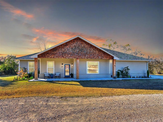 3537 W Fox Ln, Newcastle, OK 73065 - ranch-style home with a patio area and a front lawn
