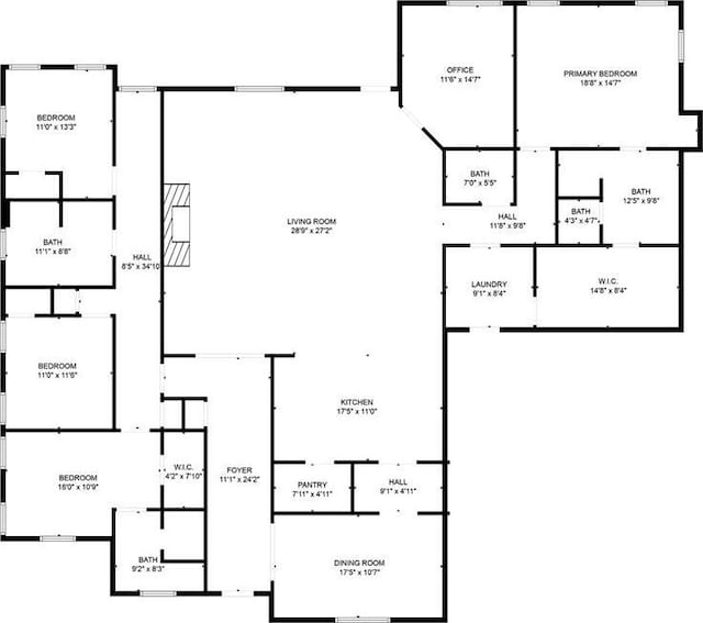 3537 W Fox Ln, Newcastle, OK 73065 - plan