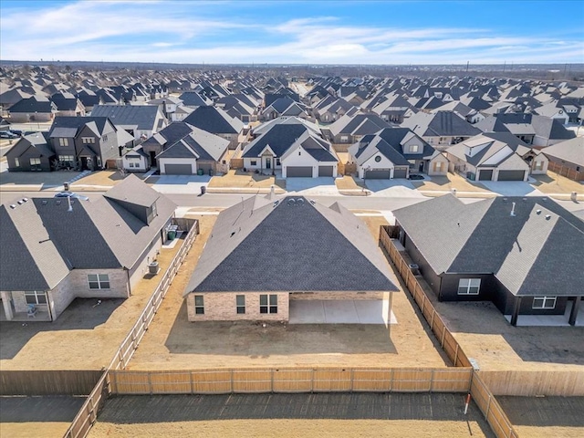 9213 NW 84th St, Yukon, OK 73099 - drone / aerial view with a residential view