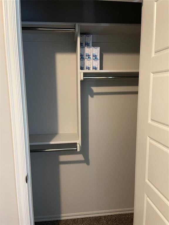 view of closet