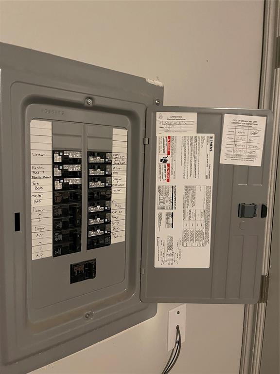utilities with electric panel