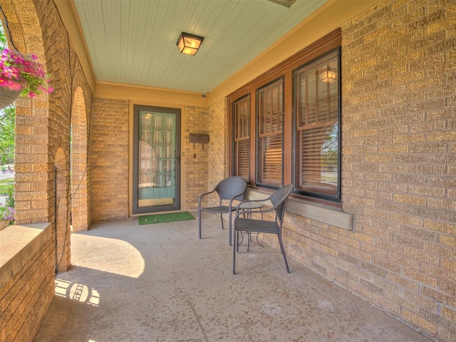 view of patio / terrace featuring a porch