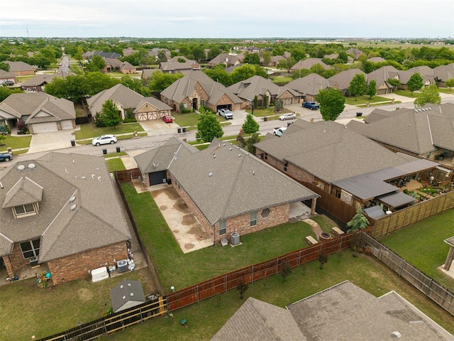 drone / aerial view featuring a residential view