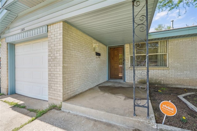 1305 Juniper Cir, Oklahoma City, OK 73110 - property entrance with brick siding