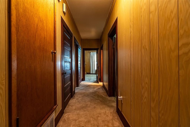 801 Lincoln St, Ryan, OK 73565 - hallway featuring carpet flooring