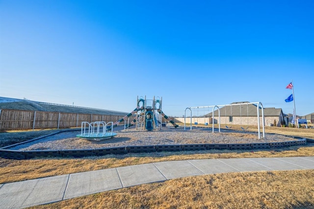 view of communal playground