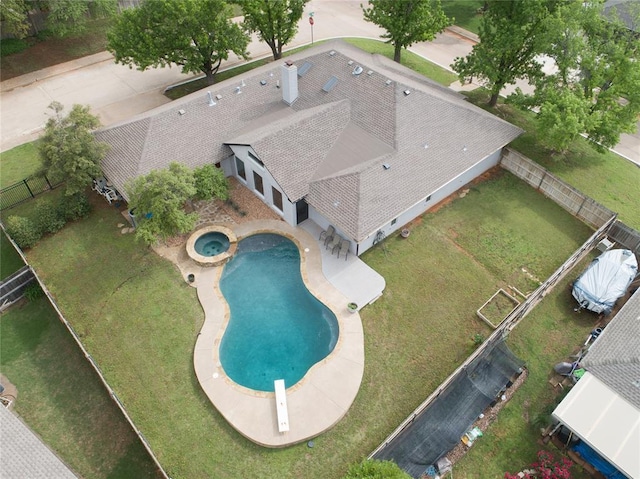 drone / aerial view
