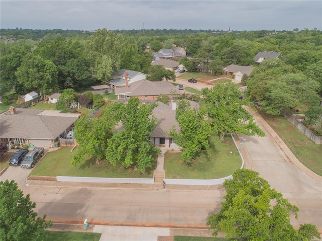 birds eye view of property featuring a residential view