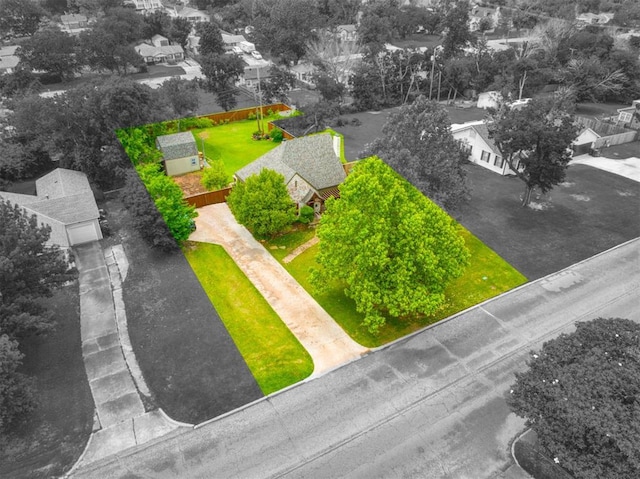 1818 N Union Ave, Shawnee, OK 74804 - aerial overview of property's location with property boundaries highlighted