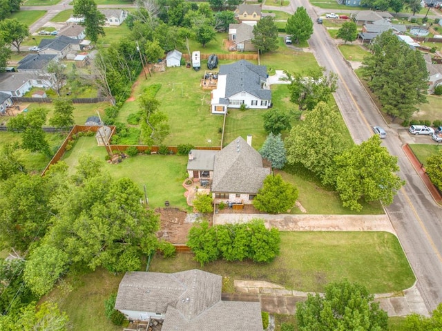 1818 N Union Ave, Shawnee, OK 74804 - aerial view of residential area