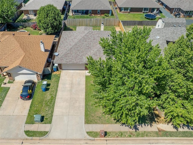 1621 Park View Pl, Edmond, OK 73003 - bird's eye view with a residential view