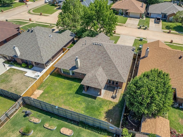 1621 Park View Pl, Edmond, OK 73003 - bird's eye view with a residential view