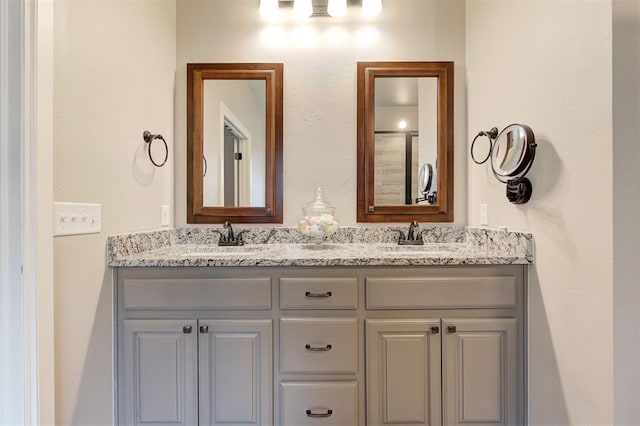 2201 Creek Side Cir, Moore, OK 73160 - full bath with double vanity