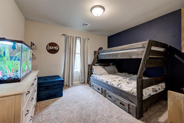 2201 Creek Side Cir, Moore, OK 73160 - bedroom featuring light colored carpet