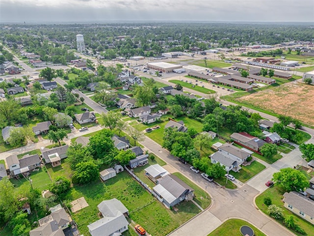 bird's eye view featuring a residential view