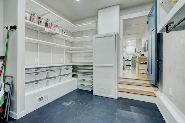 interior space with visible vents