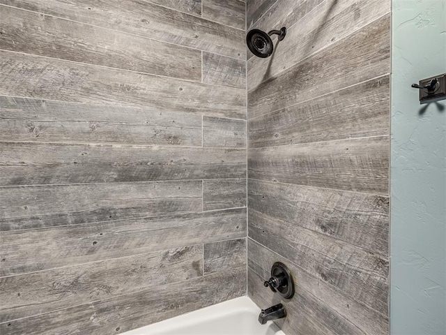interior details with  shower combination