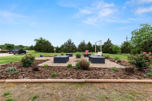 view of entry to storm shelter