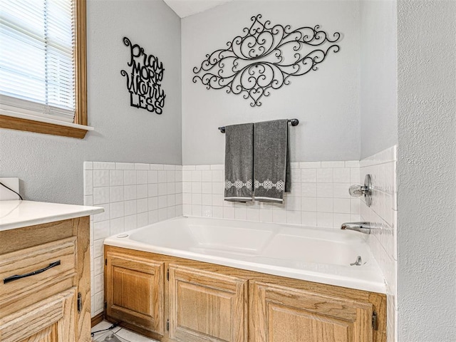 910860 S 3350th Rd, Wellston, OK 74881 - full bathroom with a garden tub