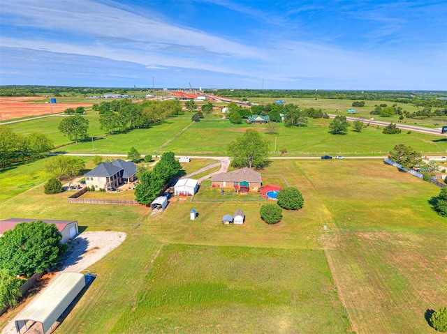 910860 S 3350th Rd, Wellston, OK 74881 - bird's eye view featuring a rural view