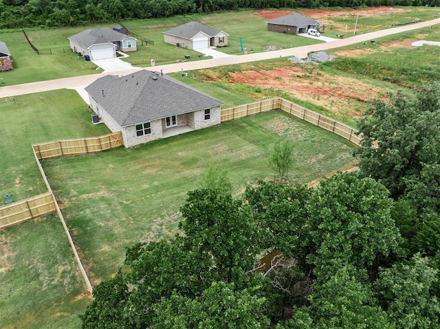 812 Stella Trl, Guthrie, OK 73044 - aerial view of sparsely populated area