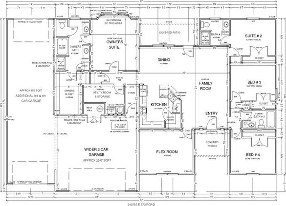 343787 E 870th Rd, Chandler, OK 74834 - plan