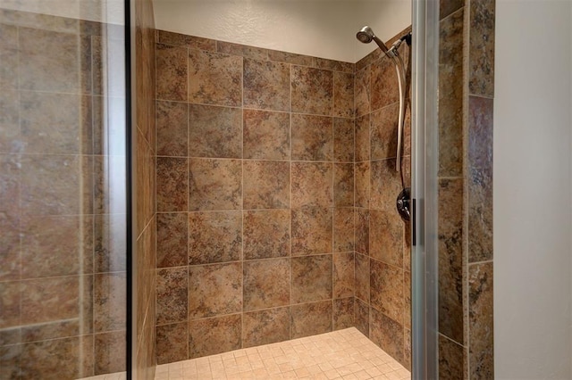 full bathroom with a stall shower