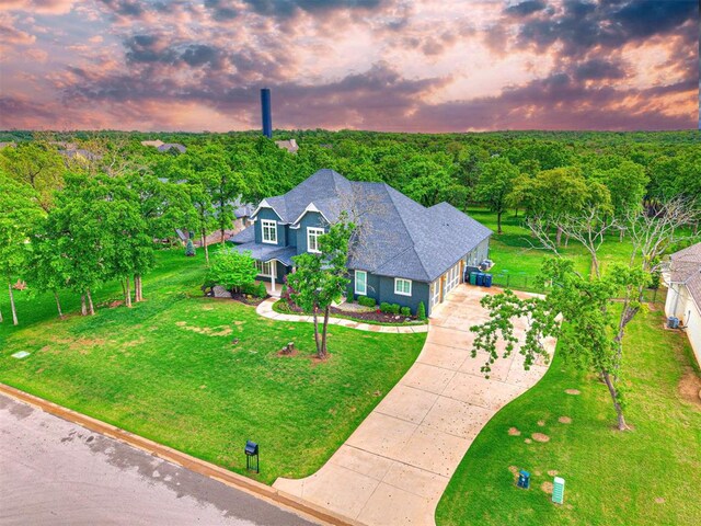 drone / aerial view