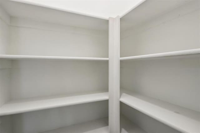 view of storage area