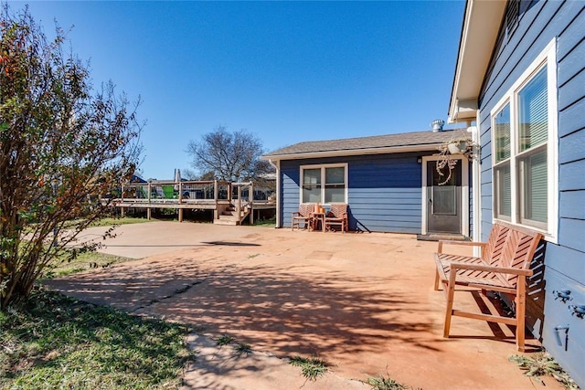 20318 State Highway 39, Purcell, OK 73080 - view of patio / terrace featuring a deck
