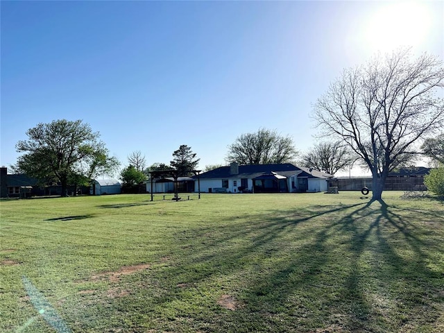 view of yard