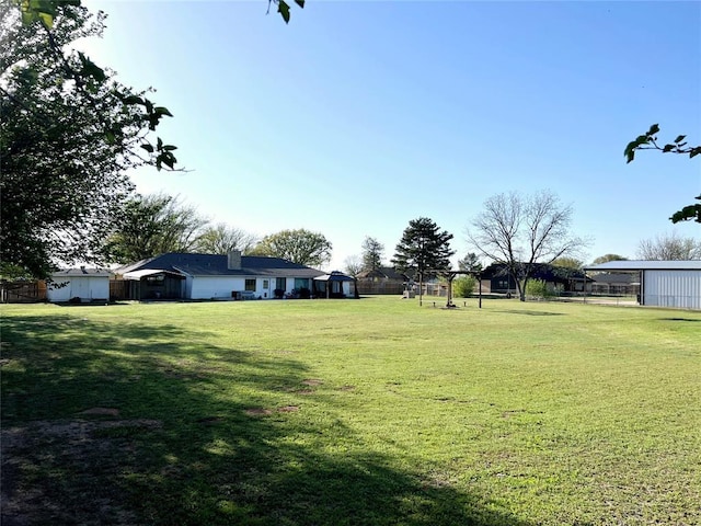 view of yard