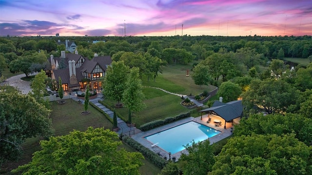 2203 E Wilshire Blvd, Oklahoma City, OK 73111 - view of subject property with a pool area