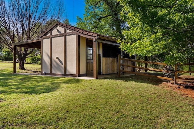 2203 E Wilshire Blvd, Oklahoma City, OK 73111 - view of outdoor structure with an outdoor structure