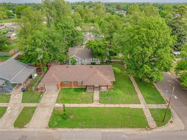drone / aerial view