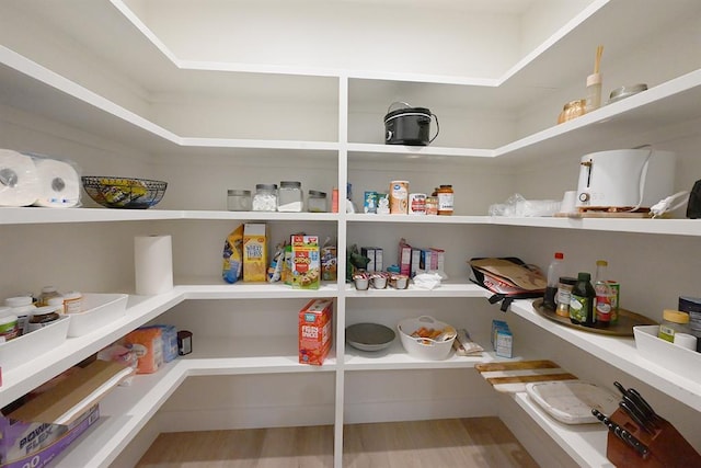 view of pantry